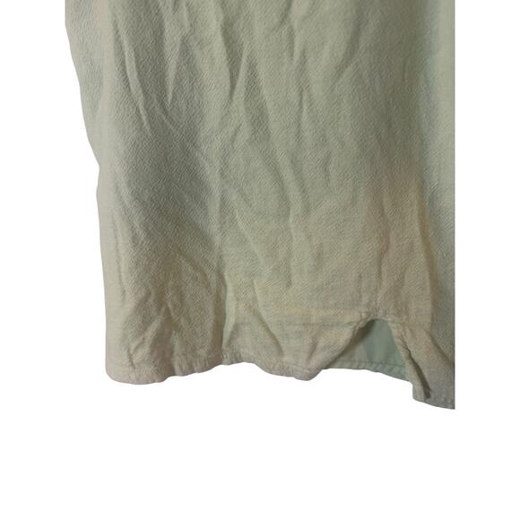 Abercrombie Kids Girl's Cotton‎ Linen Blend Light Green Dress 9/10 Lined - Picture 2 of 5